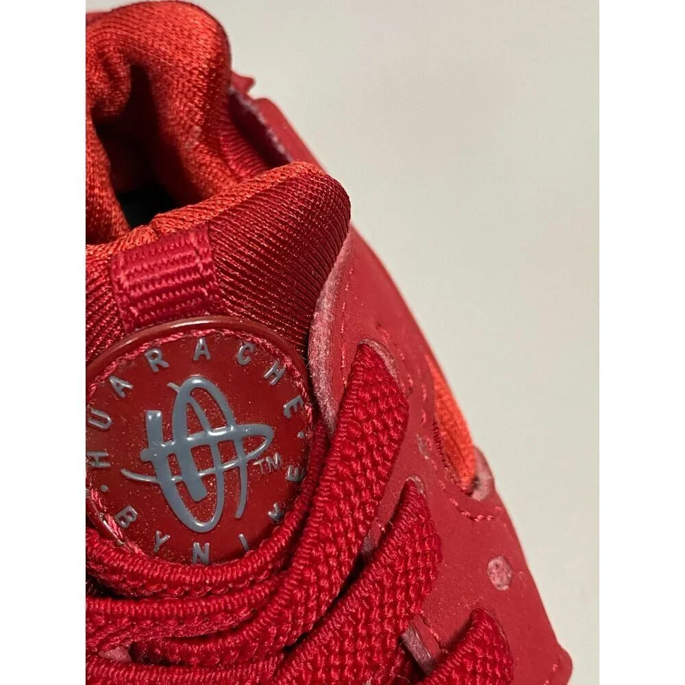 Nike Huarache Run Toddler Red White Sneakers Shoes  Kids Size 4 C